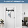 Wall-mounted Bathroom Towel Rack, Kitchen Hooks, Creative Letter Hooks, Wardrobe Metal Hooks