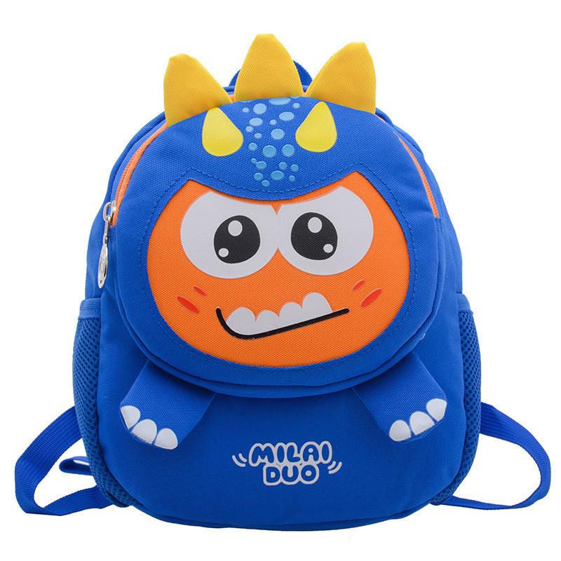 Adorable Cartoon Dinosaur Children's Backpack For Boys Lightweight 3-6 Year Olds