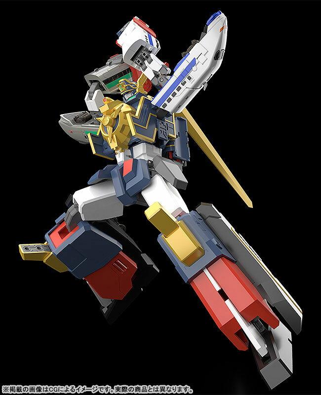 Brave Express Might Gaine Combination Non-Scale Plastic Painted Action Figure Finished Toy Wing Locomorizer Good Smile Company