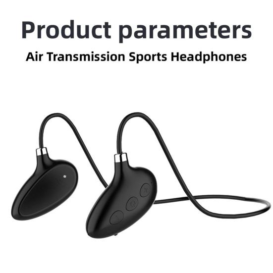 1 Set Wireless Earphone Noise Reduction HIFI Sound Comfortable To Wear Card Insertable Stable Transmission Call Neck Hanging Sport