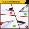 28mm Solid Carpenter Pencil Mechanical Pencil with Built-in Sharpener Carpentry Long Head Carpenter Pencil Stationery Supply