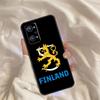 Finland Flag Case For Realme 15 14 11 12 13 Pro Plus C65 C67 C71 C63 C61 C55 C51 C53 C35 C75 GT6 GT7 Pro