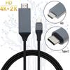 4K 1080P Type C To HDMI-compatible Type C Adapter USB C To HD-MI Cable Converter for MacBook Samsung Galaxy S9/S8 Huawei