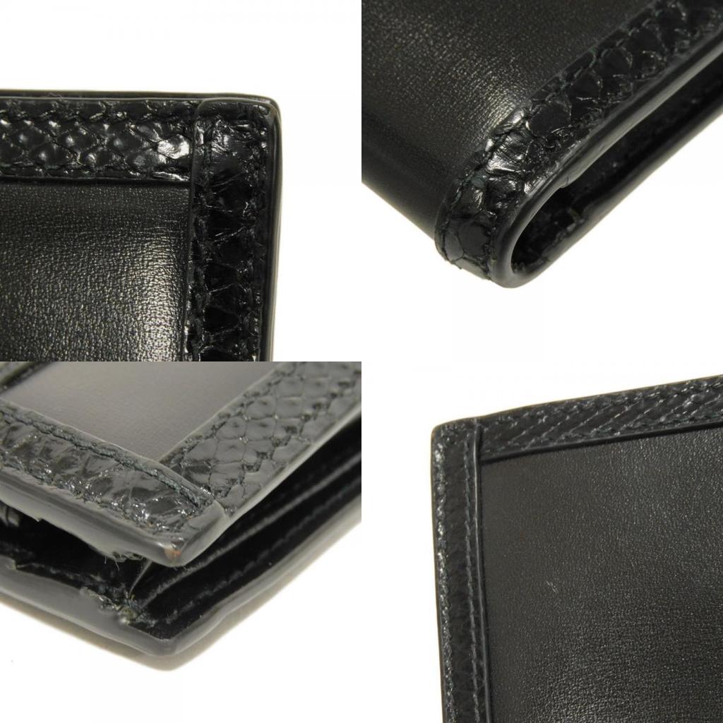 Used Ophidia Coin Wallet 9539 (597609, 10OTT, 1000, 7941) In GG Python Limited Edition Exotic Black. from Japan