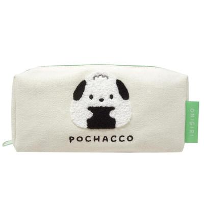 K Company Sanrio-Figuren (Onigiri-Serie) Quadratische Canvas-Tasche (Sagara-Stickerei) Pochacco SAON-HSS-PC