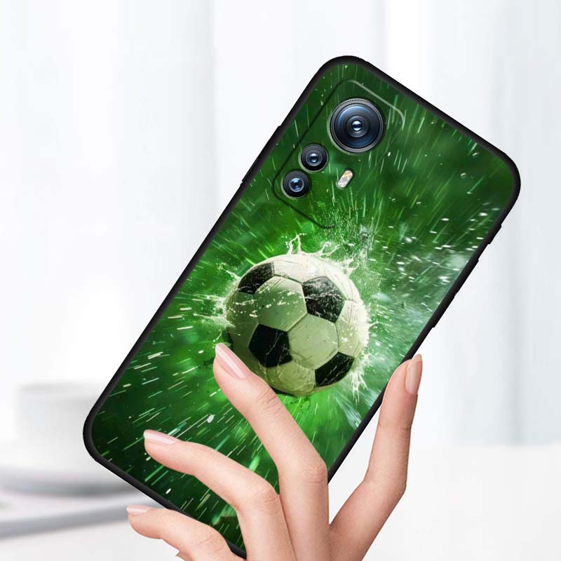 Anime Football Design For Xiaomi Mi 15 14 13 13T 12 12T 12S 11 11i 11T Pro Ultra Lite 5G Black Soft Phone Case
