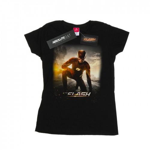 DC Comics Womens/Ladies The Flash Future Road Cotton T-Shirt