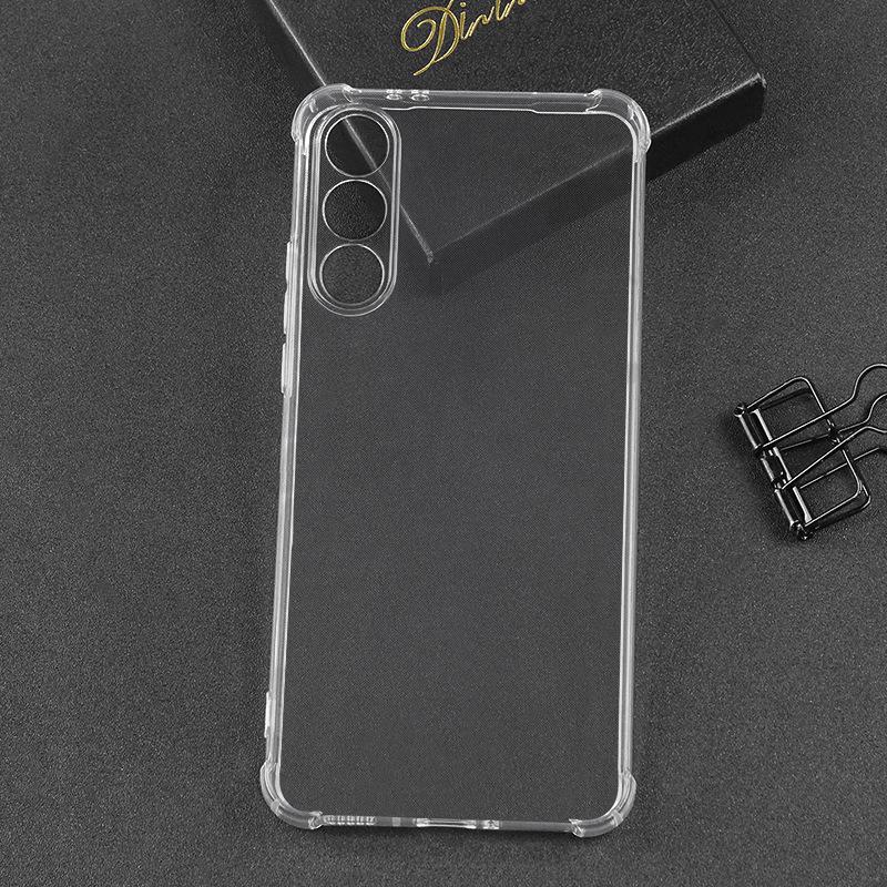 Applicable to Meizu 21 four-corner anti-drop mobile phone case, Meizu 21pro airbag transparent tpu1.5mm thickened protective case
