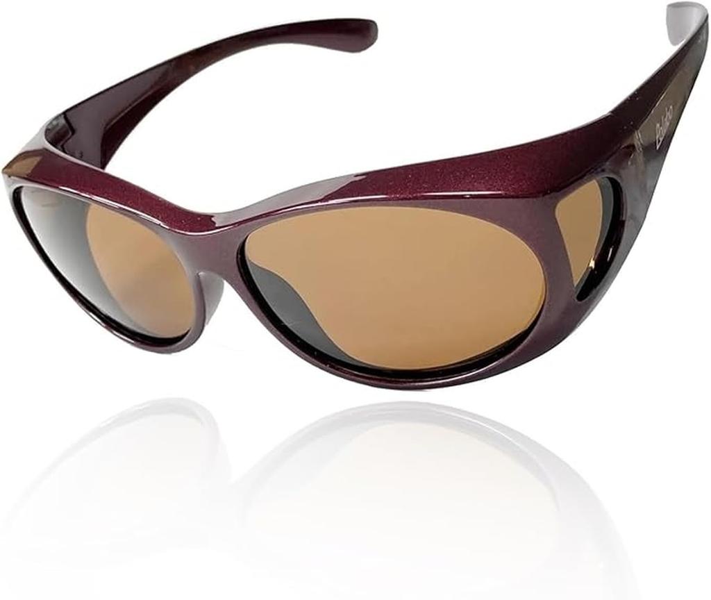 Bokenoh Polarized Sunglasses Women's Over-the-Eye [Sabae Planning/Elegant Model/UV Protection] CF-SC20W-BR15