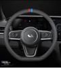 Ideal ONE All-Season Suede Steering Wheel Cover: Stitch-Free, Non-Slip, Sweat-Absorbent