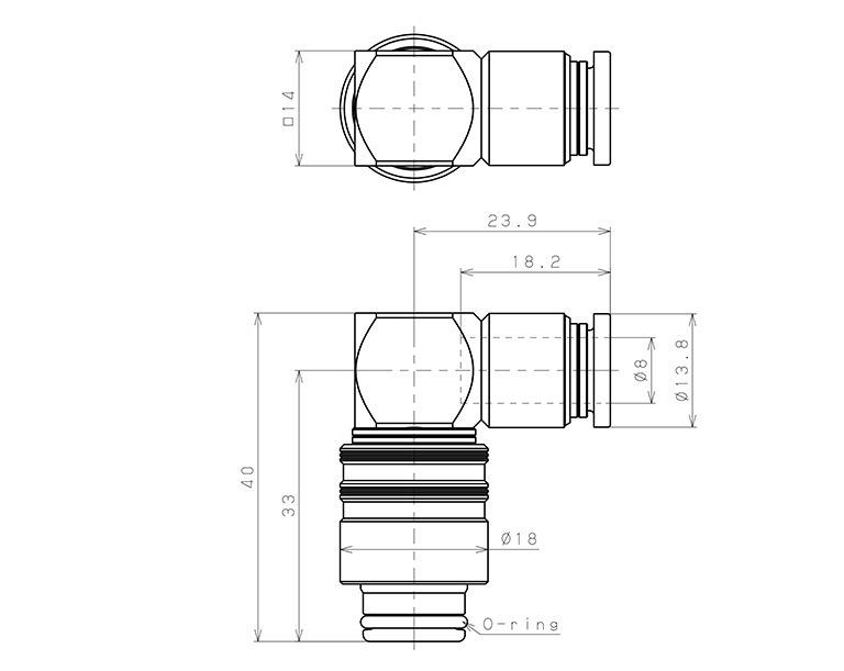 Japan PISCO AKL Mold Fittings: AKL8-6P, AKL8-8P, AKL10-8P, AKL10-10P, AKL10-12