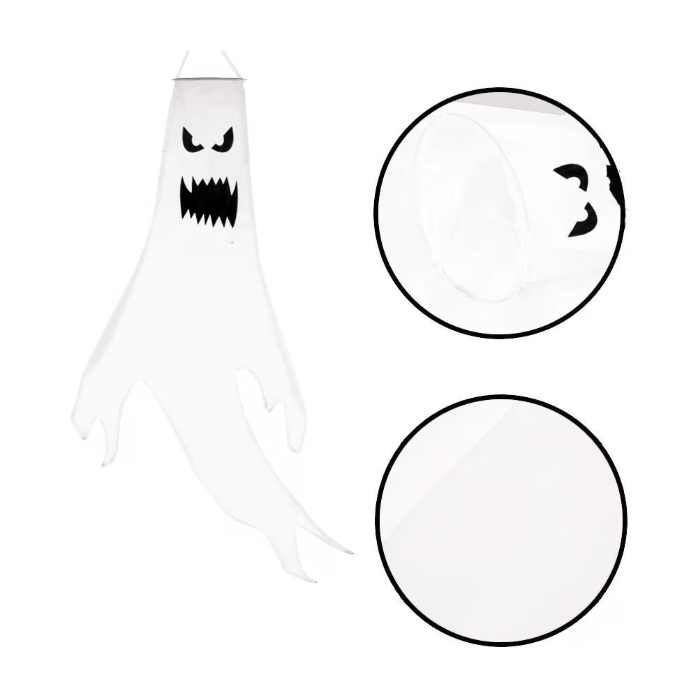 Halloween Decoration Hair Dryer Ghost LED Luminous Ghost Pendant Party Grimace Venue Layout Props
