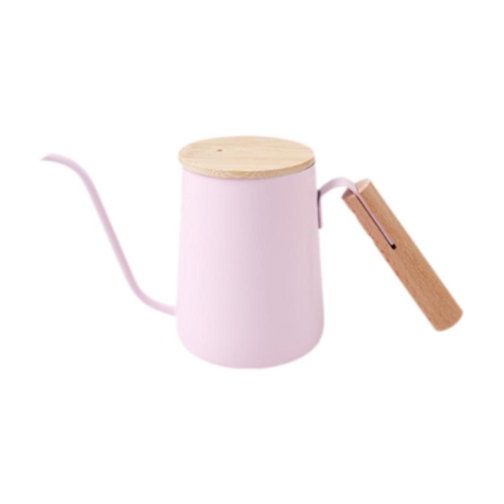 Cafetière Goulot d'oie Durable en Acier Inoxydable Poignée Thermoisolée Dripper pour Pour-over pour la Maison et le Bureau