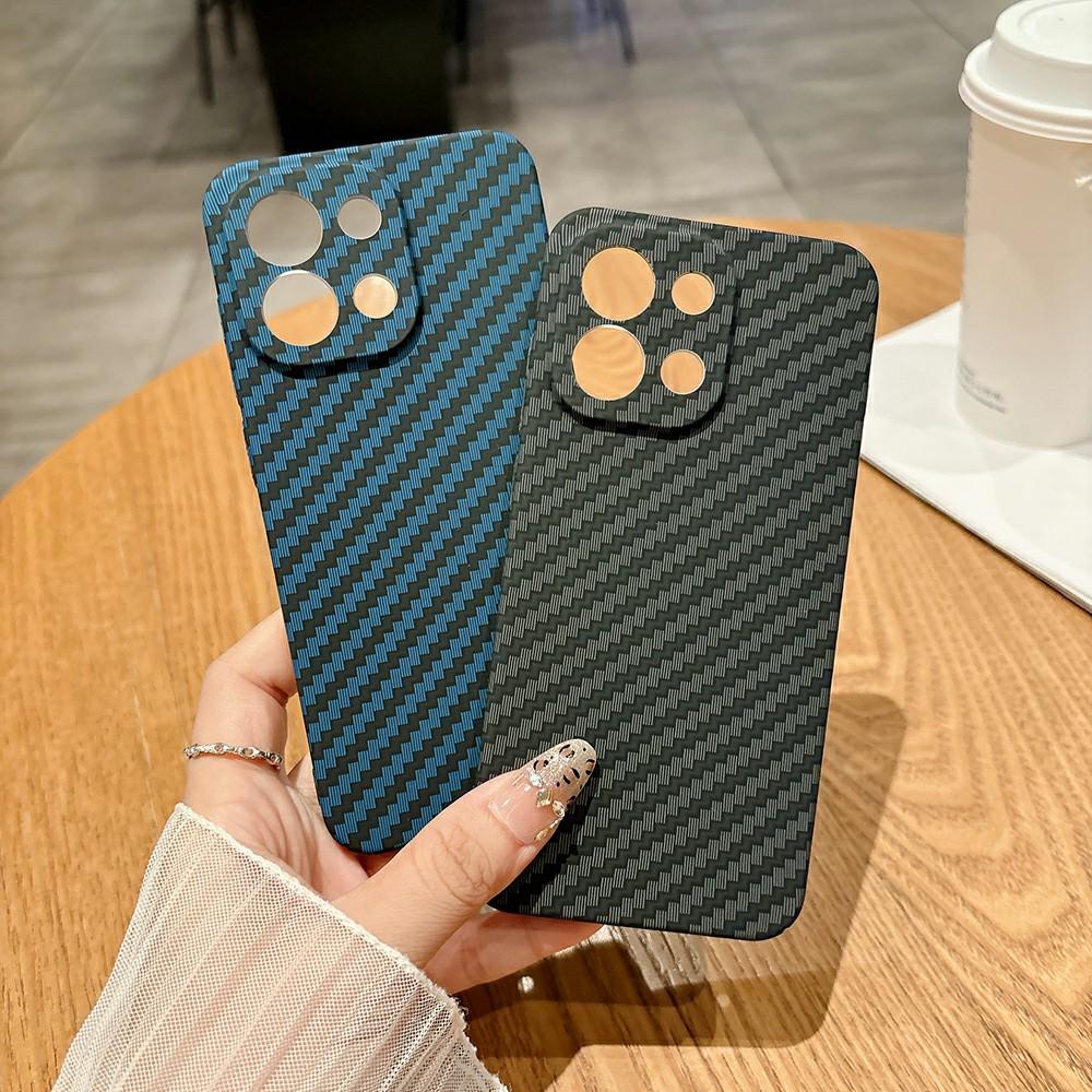 For OnePlus 13T 5G Case Hard PC Phone Cover Carbon Fiber Texture Drop Proof