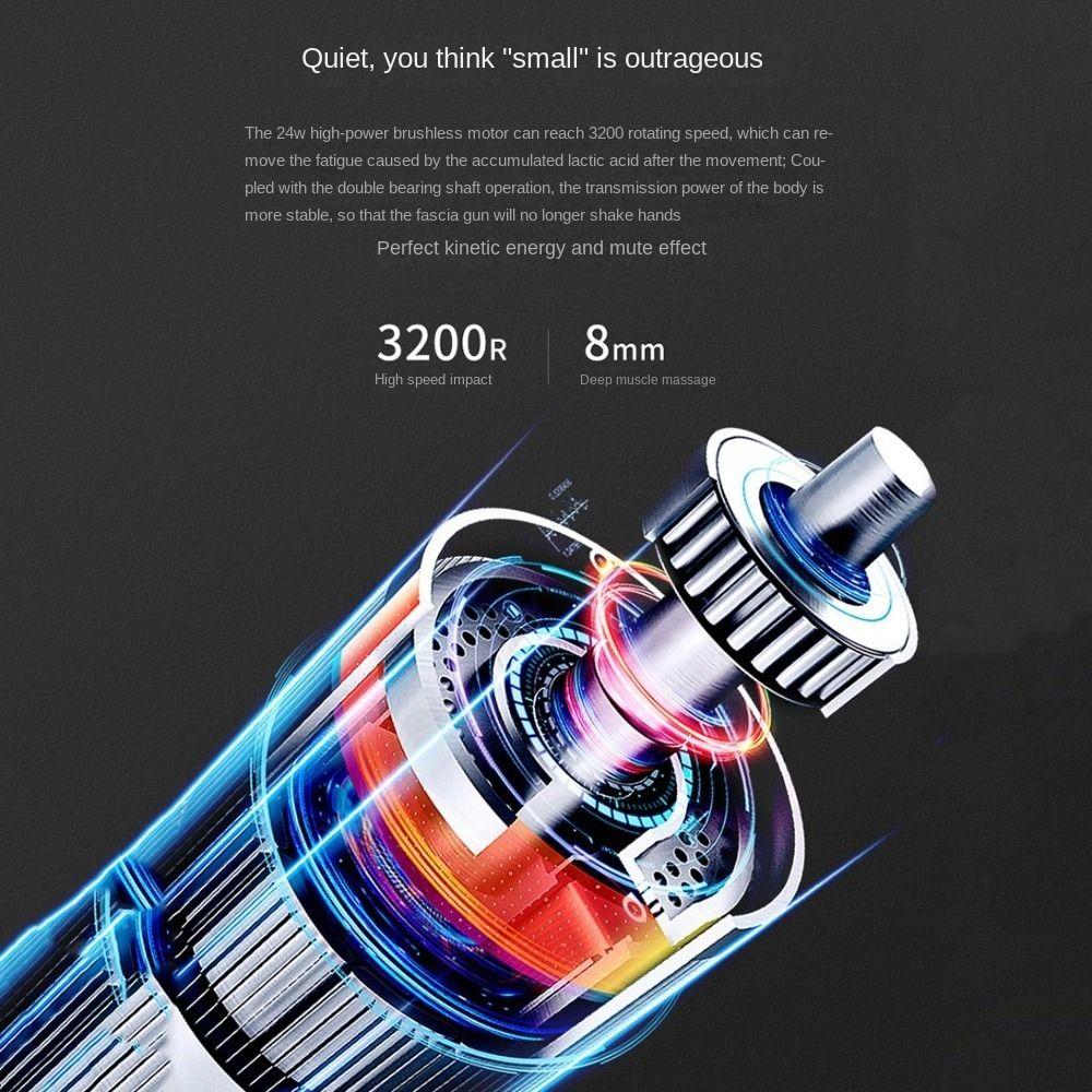 32 Modes Muscle Relax Fascial Machine USB Charging Body Massager  Deep Muscle Relaxation