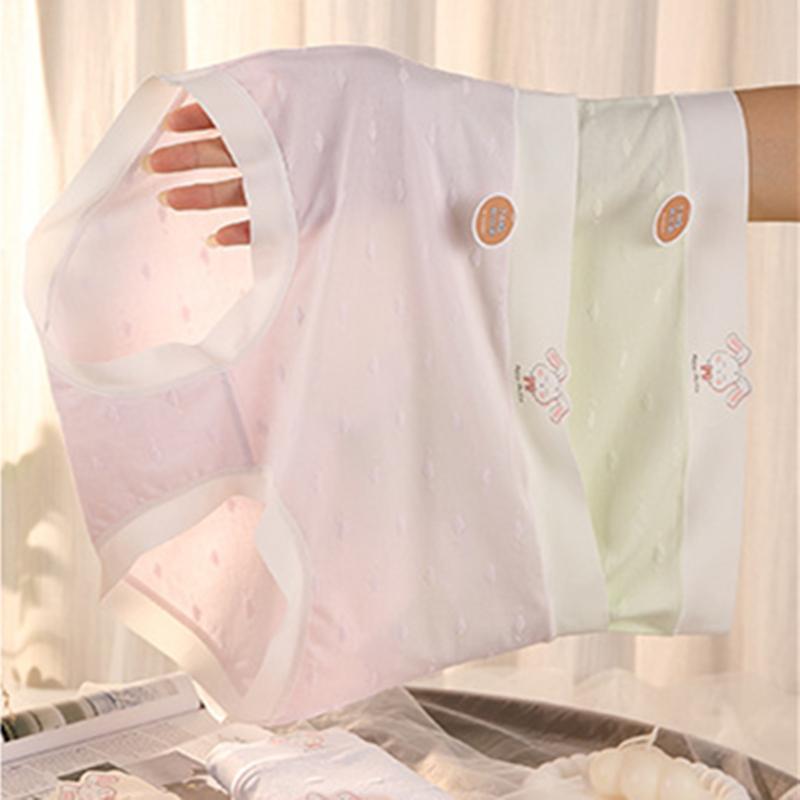 3 PCS Women's Underwear Breathable Seamless Briefs High Waist Panties Ladies Undergarments