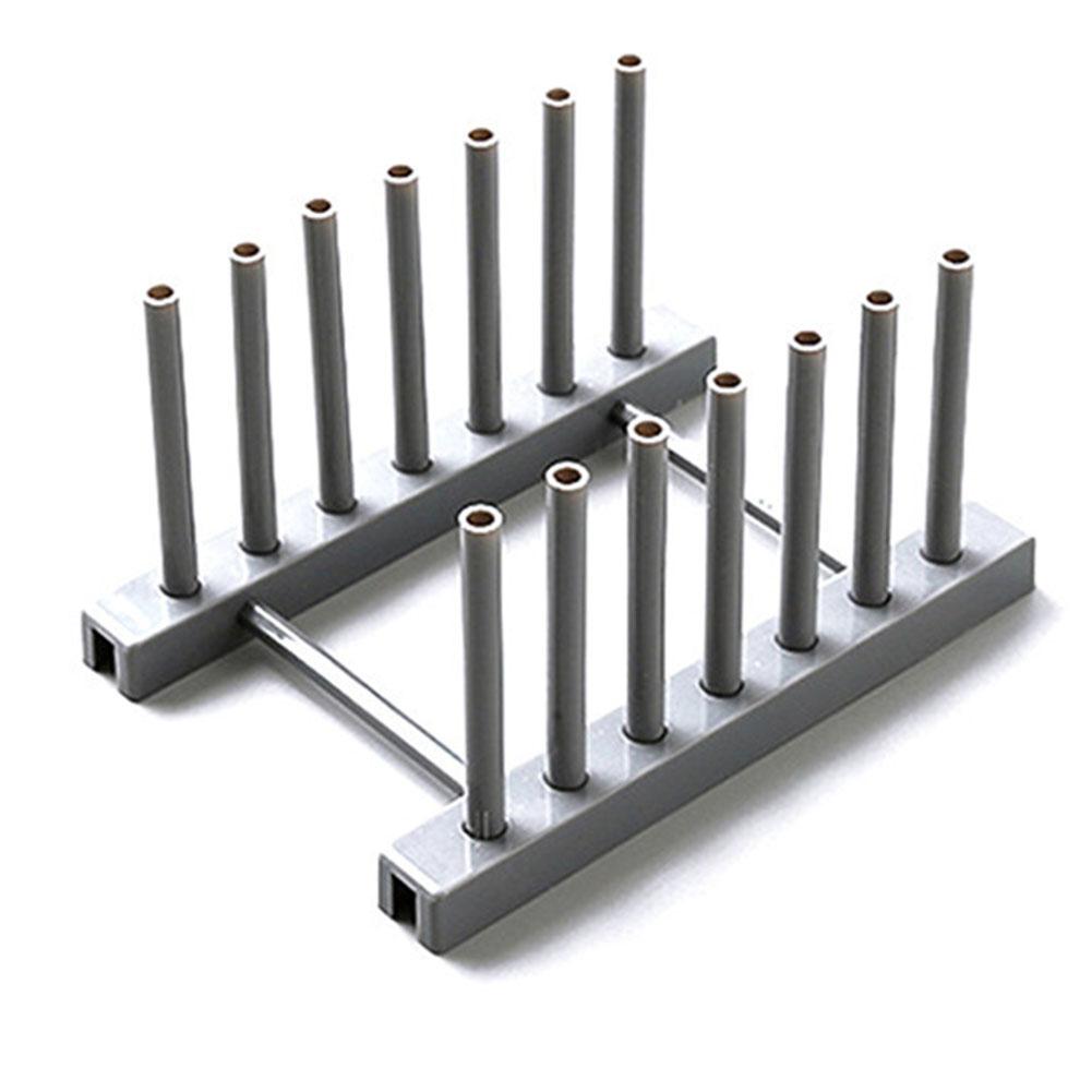 

Многофункциональная пластиковая подставка-стойка для кухонной посуды, держатель для слива, органайзер, красивая домашняя сушилка для чашек, полка для стола, книжный дисплей серый