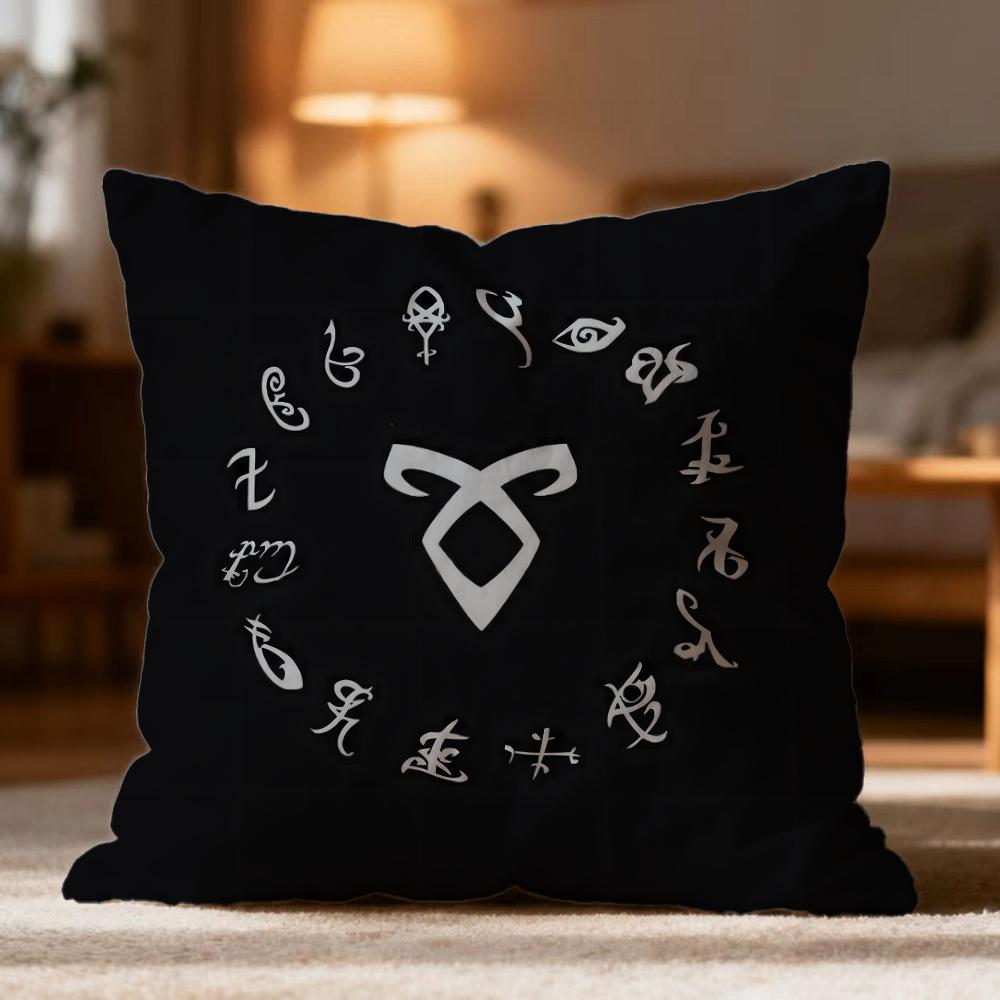Hot S-SShadowhunters Cushion Cover Soft Washable Pillow Case Multi-Scene for Couch Bed Travel Office Use