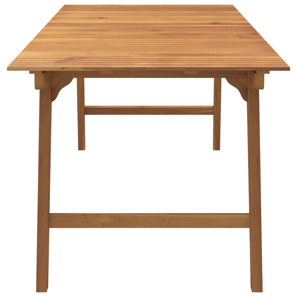 Garden Table 200x90x75 cm Solid Acacia Wood