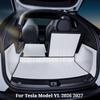 For Tesla Model YL 2026 2027 Trunk Mats Leather Rear Cargo Waterproof Carpet Storage Pad Auto Interior Accessories