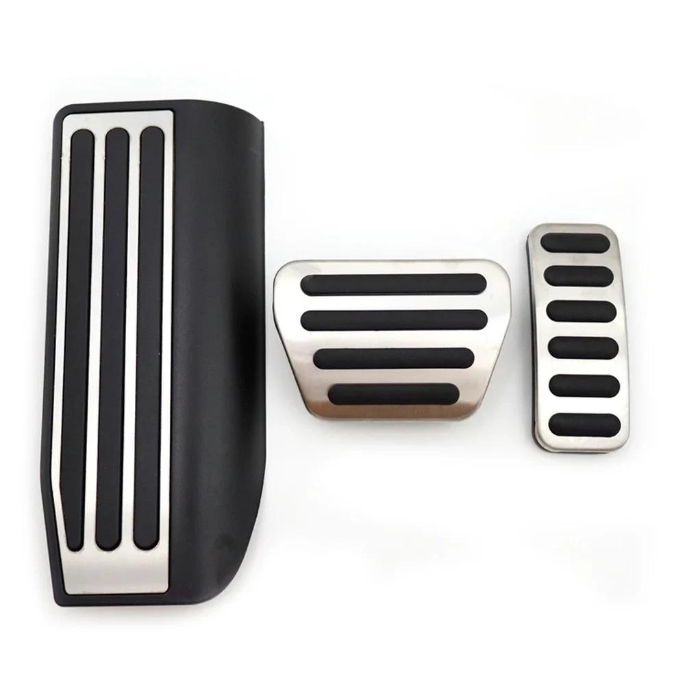 Car Foot Pedals for Land Rover Range Rover Sport L494 2013~2025 No Drilling Rest Accelerator Cover Alloy Tray Interior Acessorie