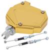 Gold Universal Motorcycle Stunt Clutch Lever Easy Pull Cable System Aluminium Alloy Motorbike Accessories