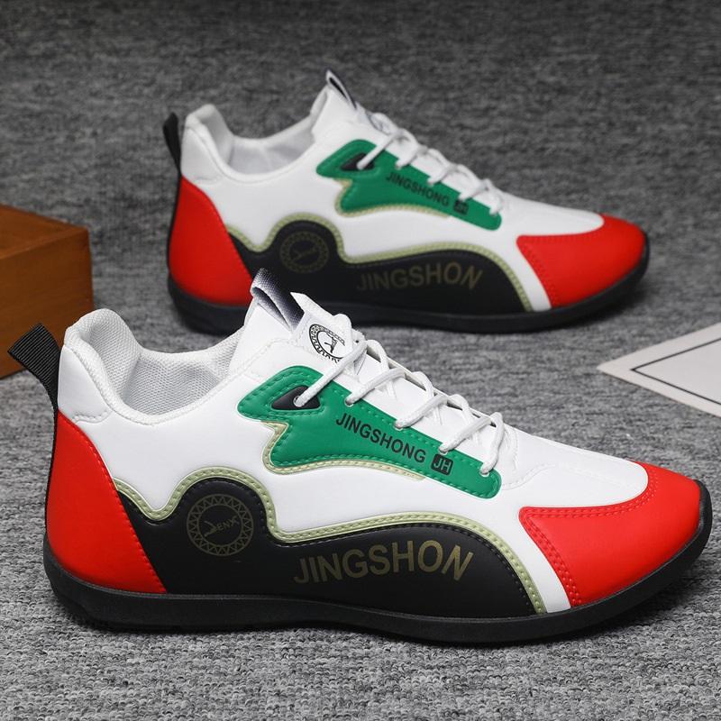 

Spring Autumn Plus Size Casual Shoes Unisex Couple Walking Dancing Sneakers 47 червоний