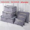 Oxford Cloth Travel Storage Bag Set - 6-Piece Organizer for Clothes & Underwear