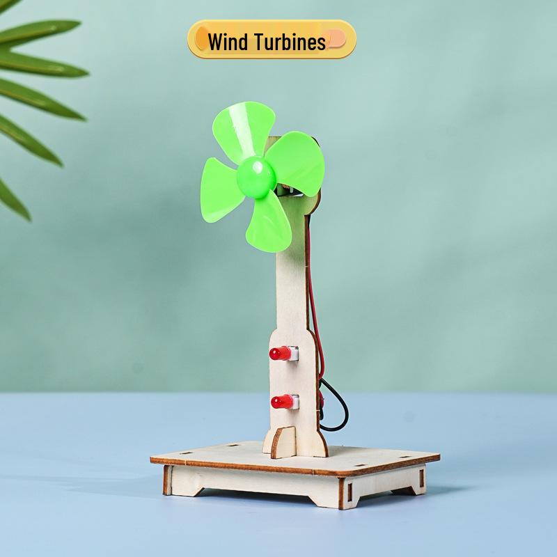 DIY Mini Wind Power Generator Kit for Kids - STEAM Educational Science Experiment