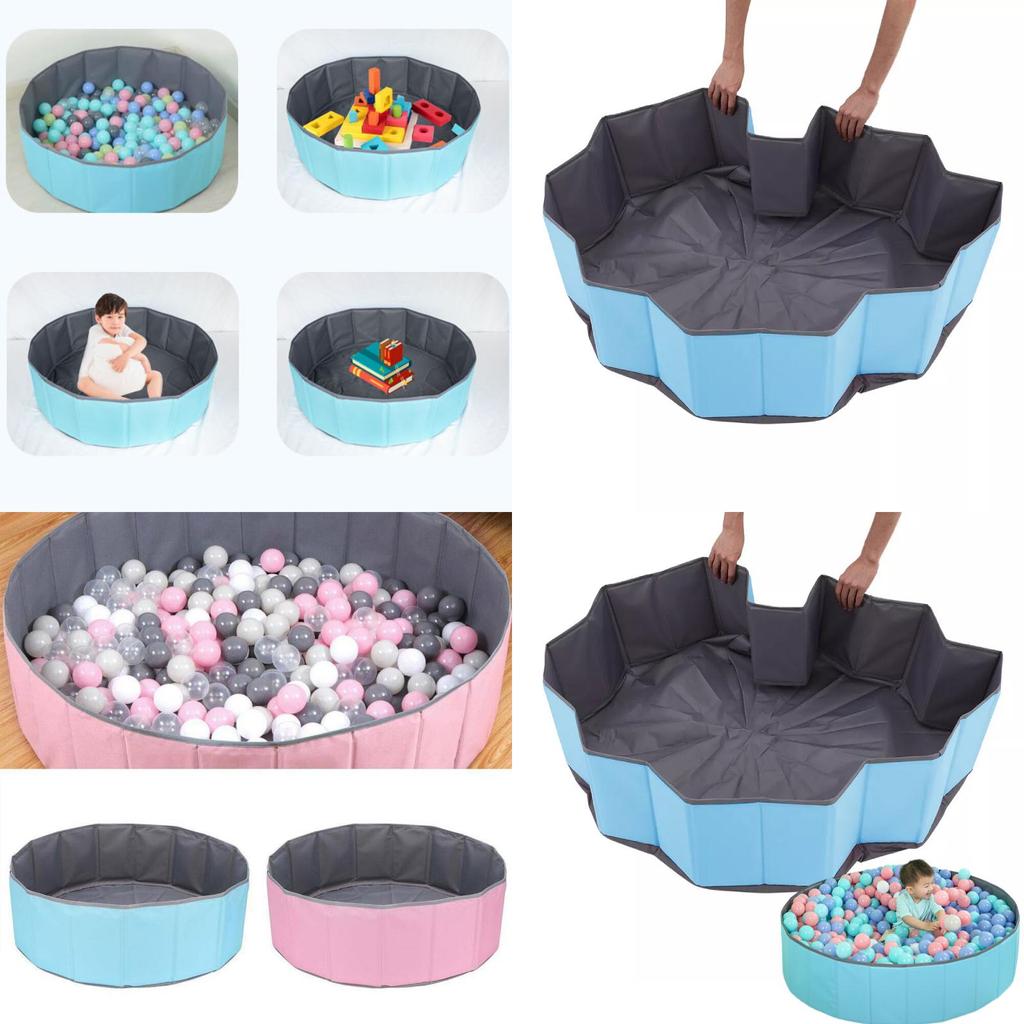 Geräumiges und langlebiges faltbares Laufgitter-Bällebad für Kinder mit 10 lbs Porzellansand