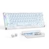 SHARK R68HE Ігровий перемикач Ice Switch 68 клавіш Швидкий тригер на 256K до 8000 Гц Низьке RGB Бічний звук HIFI Набір тексту Карбонове волокно Композитний Алюмінієвий CNC Кований