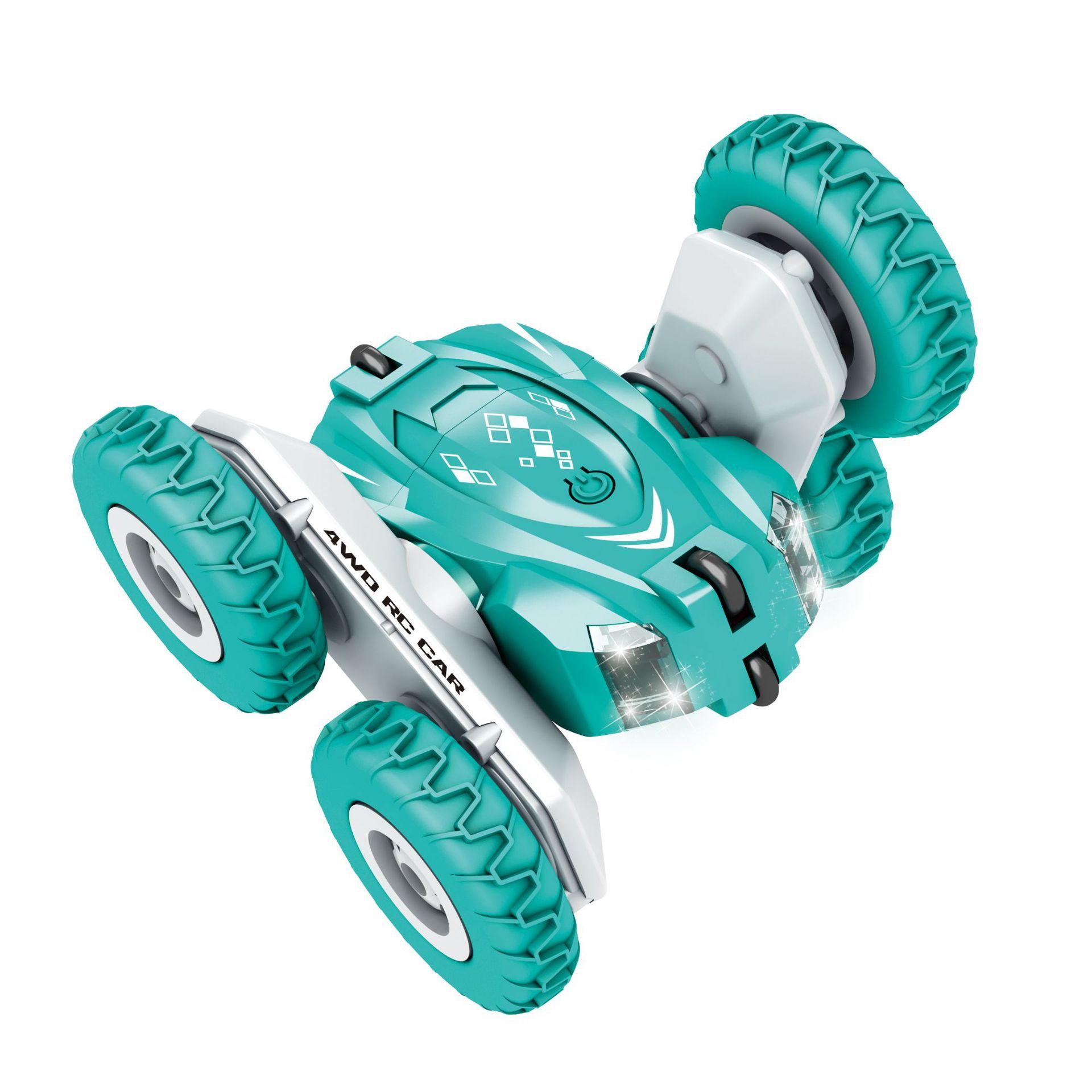 

Double-Sided Remote Control Stunt Car, Light Wheel Swing Arm Four-Wheel Drive Deformation Rolling Car, Remote Control Children S Car