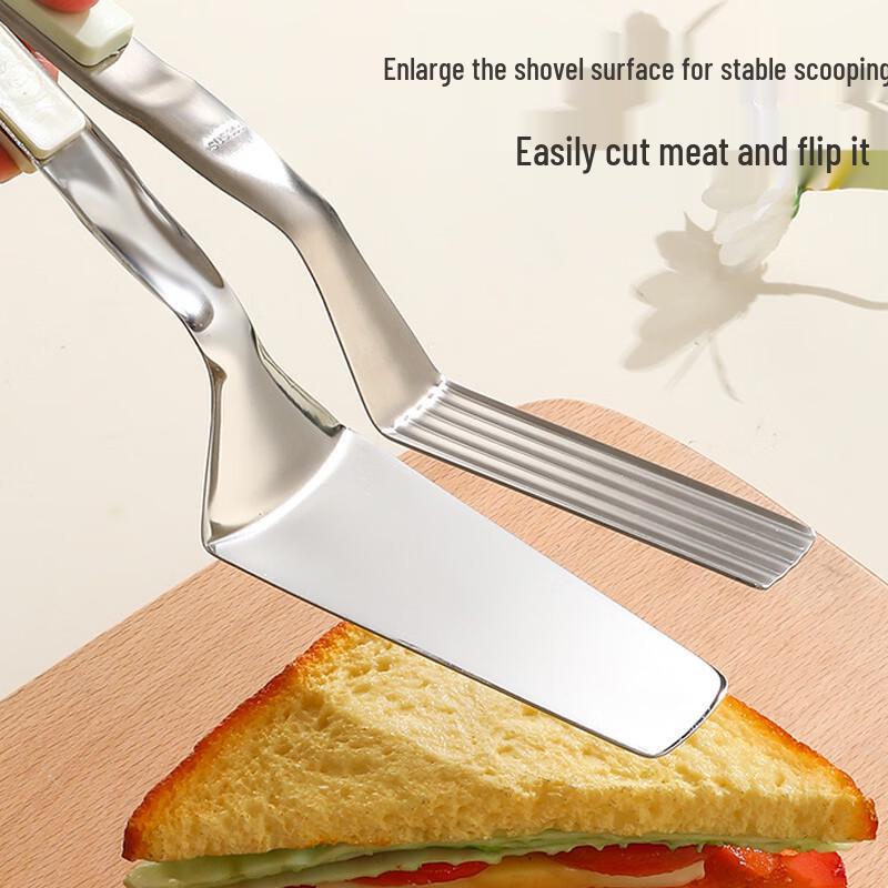 SMVP Stainless Steel Locking Food Tongs