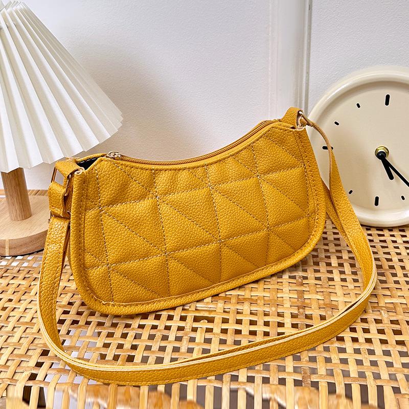 

Summer new casual handbag bag niche design fashion trend underarm bag retro simple shoulder bag