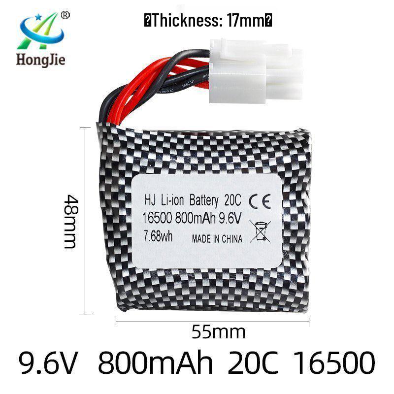 S911/S912/9115/9116 RC Car 9.6V 800mAh 20C High Discharge Lithium Battery