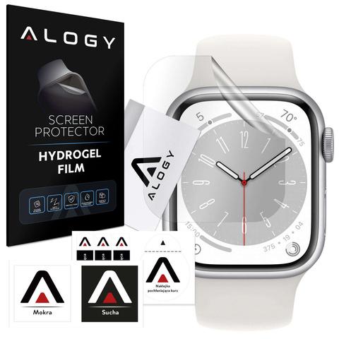 Folia Ochronna Hydrożelowa Hydrogel Alogy Do Smartwatcha Do Apple Watch 4 5 6 7 8 Se (44Mm / 45Mm) Clear