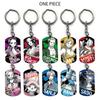One Piece Anime Military Dog Tag Keychain Double Sided Cartoon Bag Backpack Pendant Cute Small Gift  Bulk Custom