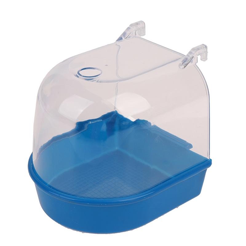 

Ванна для домашних животных, подвесная ванна для попугая, клетка для птиц, аксессуары для ванны, душевая кабина 13cm*12.5cm синий