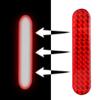 2PCS Car Door Bumper Reflective Stickers Safety Opening Warning Reflector Tape Decal Car Interior Reflector Stickers