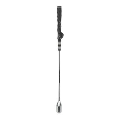 Golf Swing Training Stick Steel Chrome Plated Rubber Indoor Outdoor Rod for Right Hand Golfer
