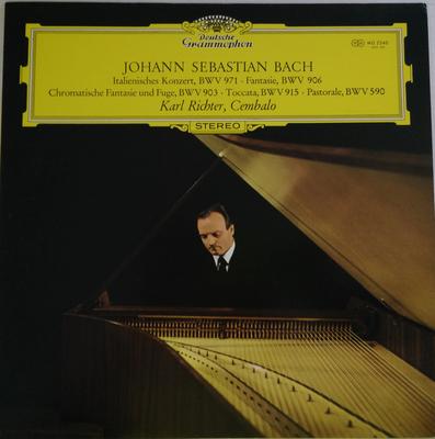 Schallplatte KARL RICHTER - Bach: Italienisches Konzert Bwv 971 MG2240 DEUTSCHE GRAMMO 1970 Japan Obi Classical Used