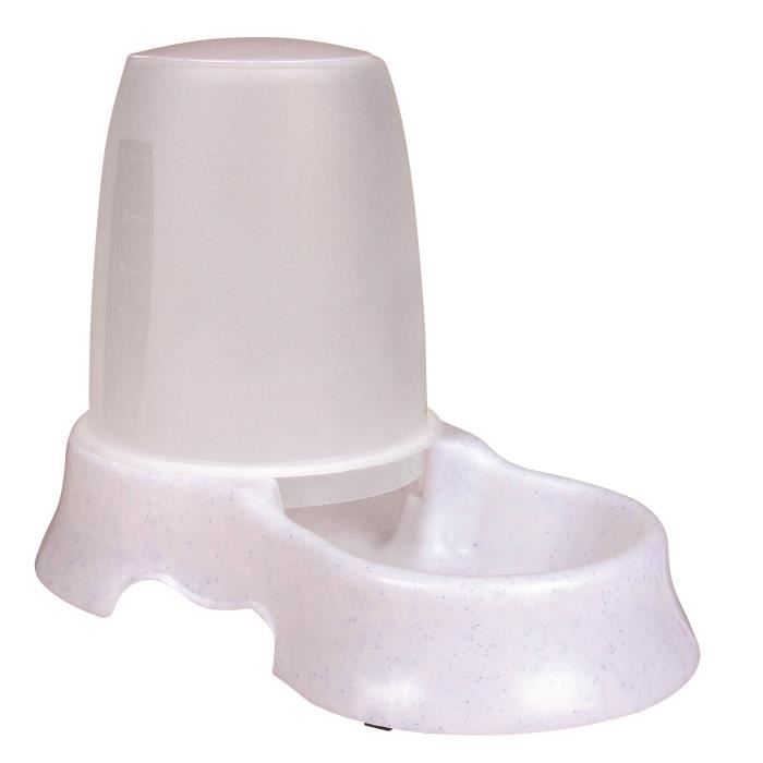 TRIXIE Distributeur De Nourriture Et D'eau - 1,5L - Coloris Aléatoire - Pour Chat Et Chien