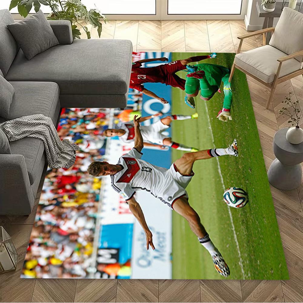 Ronaldo's Soccer Legend Floor Mat Design for Game Room Decorate room Dormitory Foyer Antislip Carpet Decorate Offices