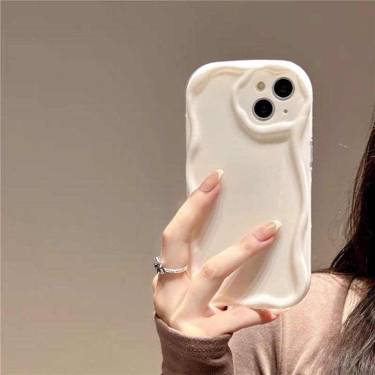 Cream Pattern Is Suitable for OPPO Reno16 New Mobile Phone Case A60 Material Manufacturer Realme14 Transparent Case