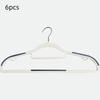 Plastic Clothes Hanger Non-Slip Adult Home Use Wardrobe Hanger for Bedroom Balcony Drying Garment Rack