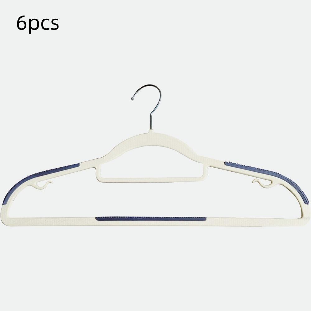 Plastic Clothes Hanger Non-Slip Adult Home Use Wardrobe Hanger for Bedroom Balcony Drying Garment Rack