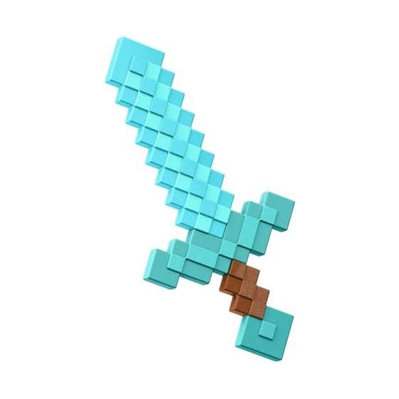 Mattel Minecraft Ролевые игры Разные Алмазные мечи Детские фигурки, Костюм, Косплей, Предметы для переодевания, Возраст 6+, Синий JLJ39