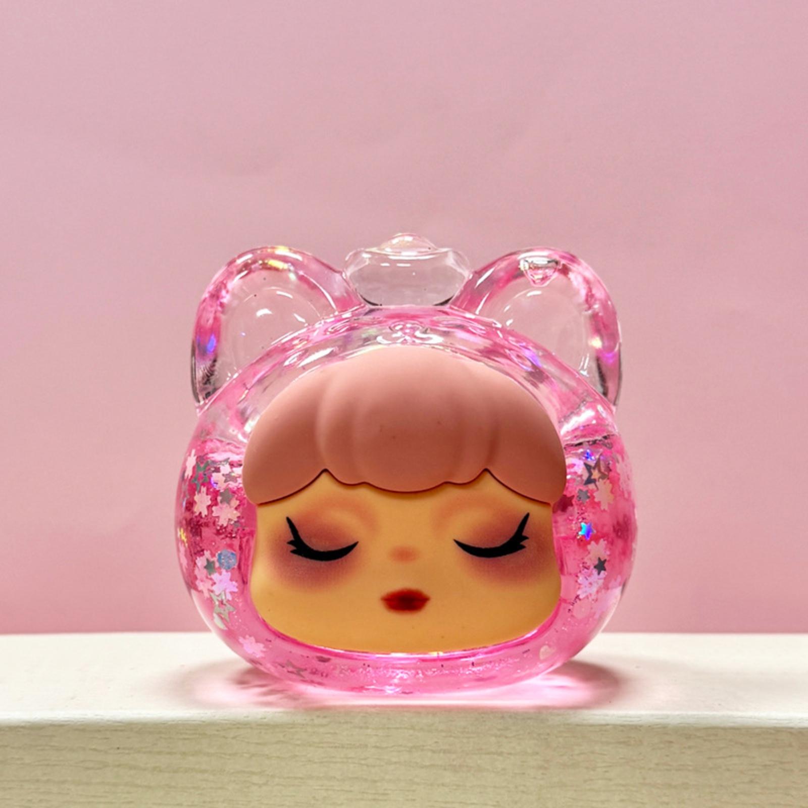 

Flash-Lighting Treasure In Oil-Flowing Sand Display Bag Desktop Ornament Gift 300ml One Size