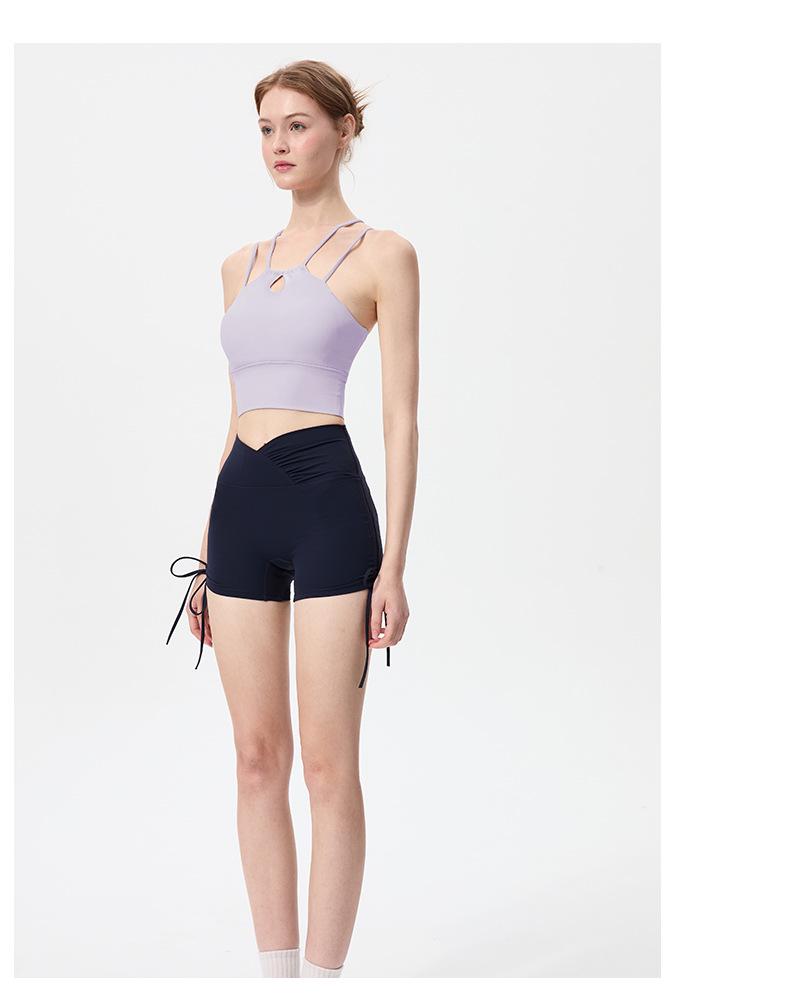 Women's Shockproof, Breathable Sports Bra with Criss-Cross Straps and Quick-Dry Cloud Feel - Water Drop Series
