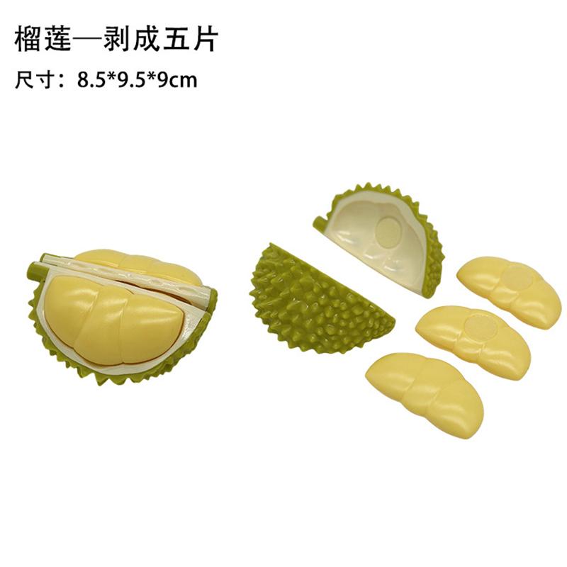 1 Peça Montessori Pasta Chechele Simulação Durian Toranja Cereja Brinquedo Educacional Casa de Brincar Descompressão Brinquedo Educacional Presente